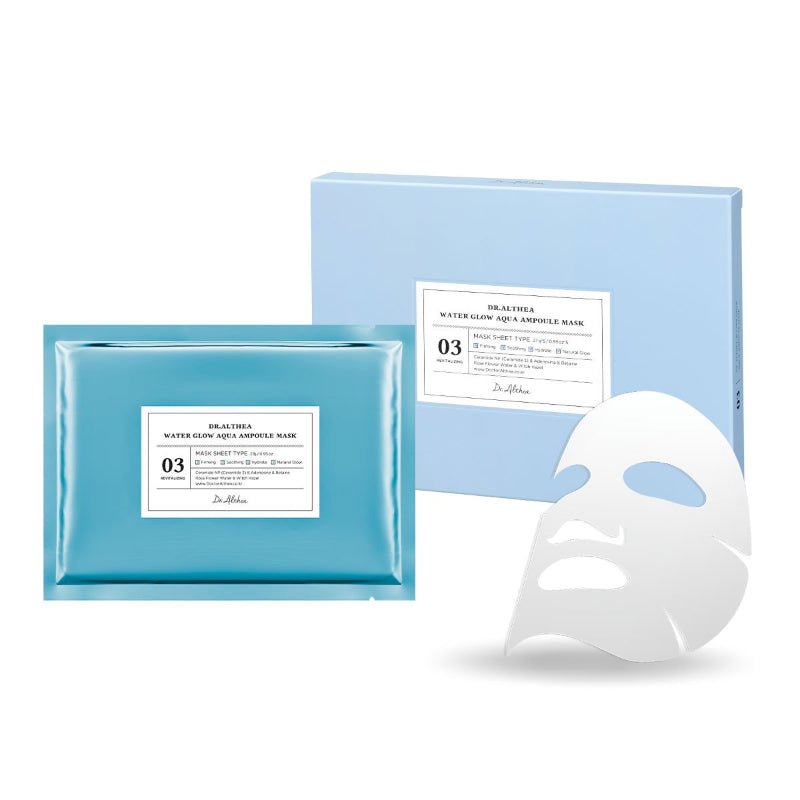  Water Glow Aqua ampoule Mask - Korean-Skincare